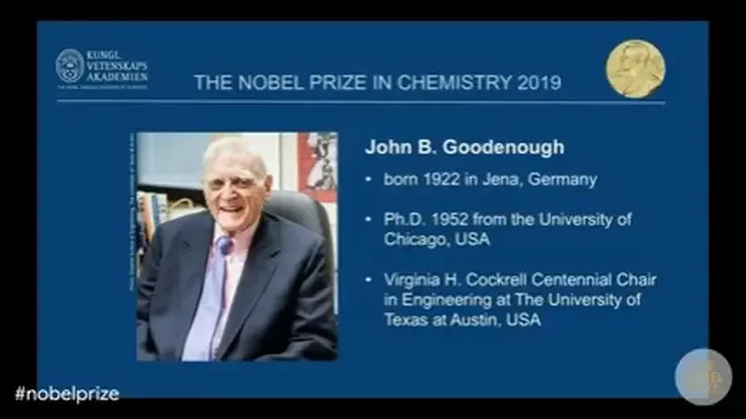 John B Goodenough Nobel Prize In Chemistry 2019 Nobel Lecture 