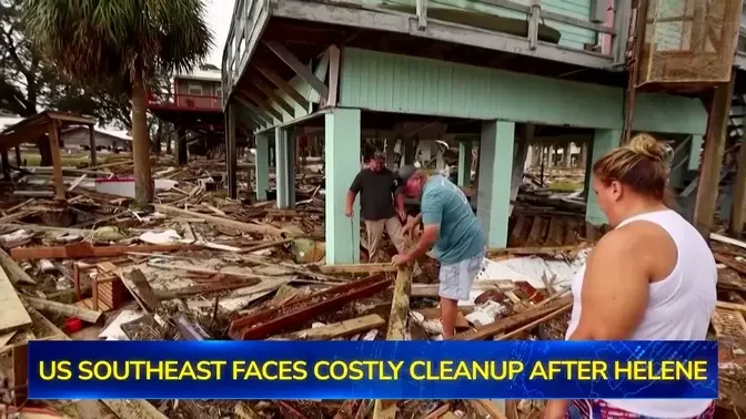 US Southeast Faces Costly Cleanup as Death Toll From Helene Rises