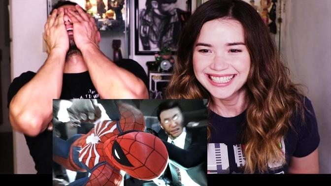 MARVEL'S SPIDERMAN | PS4 | 2017 E3 Gameplay Trailer Reaction!