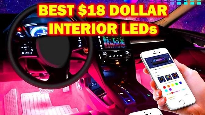 INSANELY COOL $18 LED Strips For your Interior!!!  (EASY INSTALL) (2022)