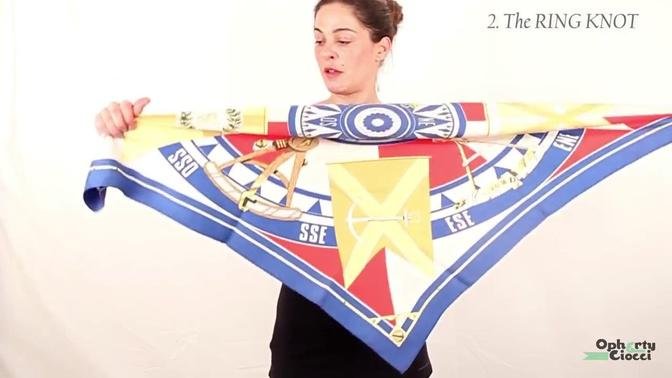 10 ways to KNOT your HERMES scarf