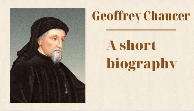 geoffrey chaucer short biography