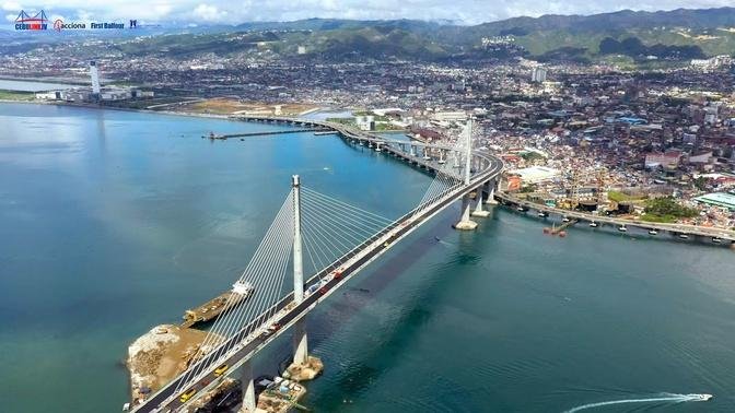 Full Construction Process of the Cebu Bridge in the Philippines | Cable Stayed Bridge