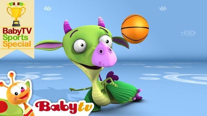 Play Basketball with Draco | BabyTV Sports Special