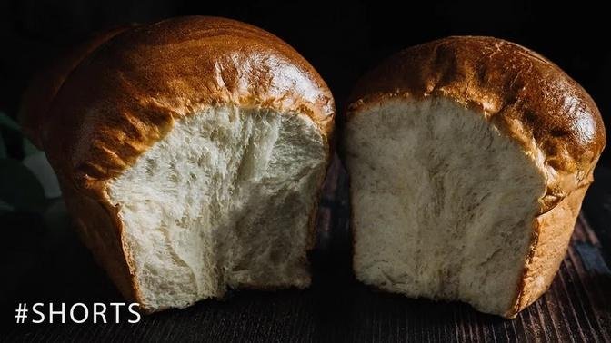 The FLUFFIEST BREAD - Hokkaido Milk Bread #Shorts