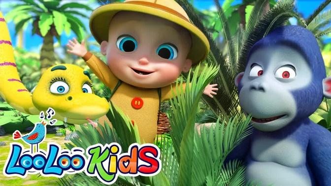 Down in The Jungle @LooLoo Kids - Nursery Rhymes and Children's Songs