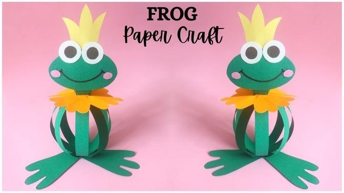 Frog Paper Craft _ How To Make Paper Frog