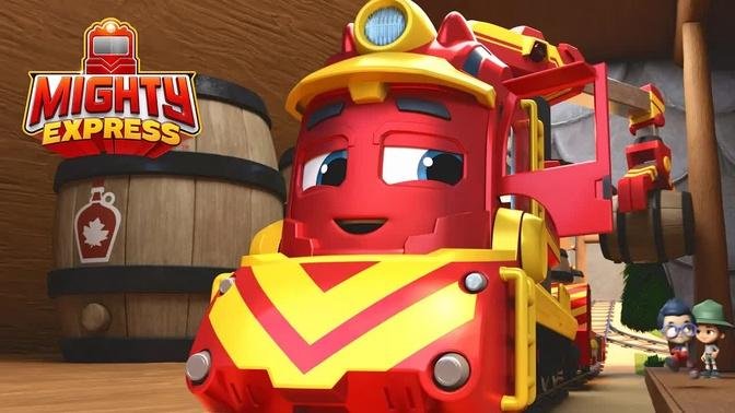 Freight Nate Picks Up the Syrup 🍁| Mighty Express Clips | Cartoons for Kids