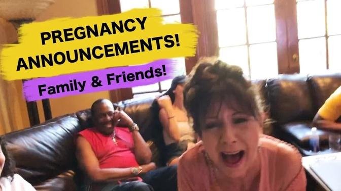 Pregnancy Announcements! Hilarious Family & Friend Reactions! | BiancaReneeToday