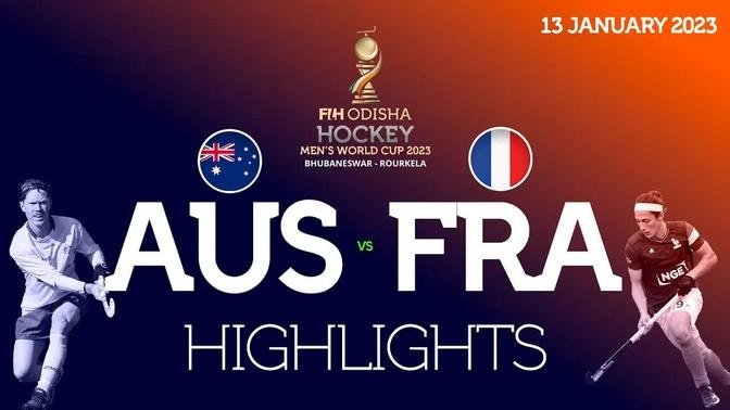 FIH Odisha Hockey Men's World Cup 2023 - Short Highlights : Australia vs France | #HWC2023