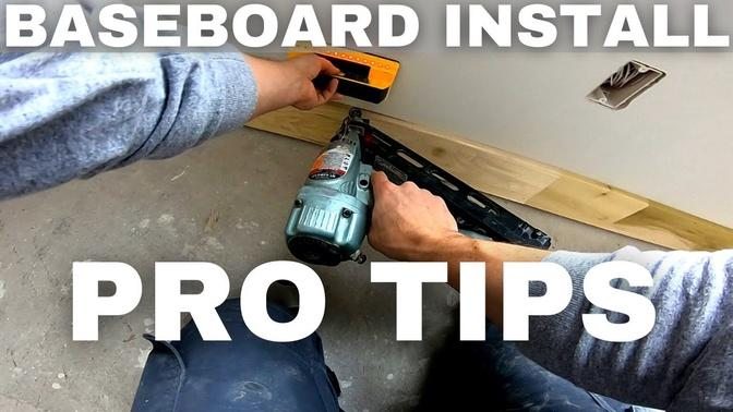 Pro Tips for Fast Square BASEBOARD INSTALLATION - To Cope or Not To Cope   