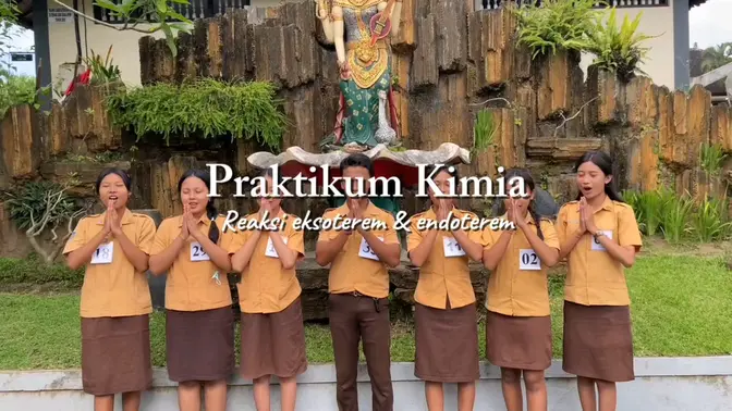 PRAKTIKUM KIMIA!! | REAKSI EKSOTERM & ENDOTERM | I Gusti Ayu Novi Trisna Dewi(10)