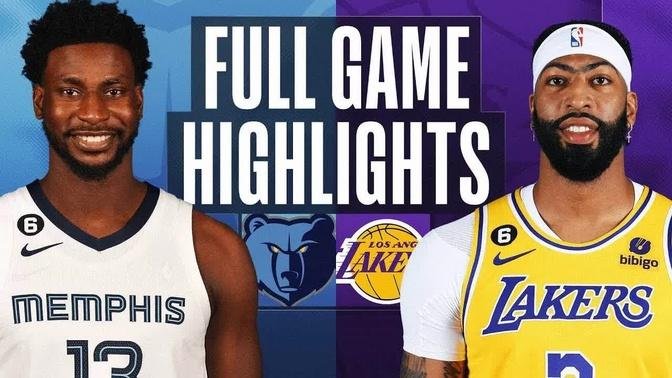 Memphis Grizzlies vs. Los Angeles Lakers Full Game Highlights | Mar 7 | 2022-2023 NBA Season