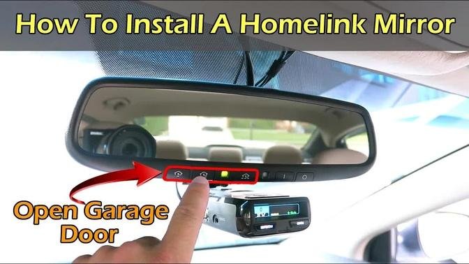 How To Install A Homelink Mirror In Any Car