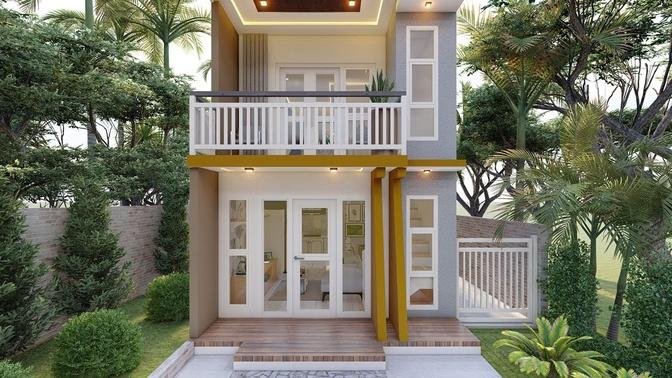 Small House Modern (24 SQM) | Small House Design 4x6 Meters -  Tiny House Ideas
