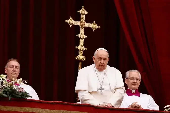 In Christmas Day message, pope decries Gaza's 'appalling harvest' of civilian deaths