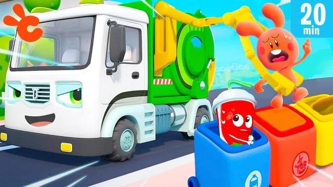 CUEIO TAKES OUT THE TRASH !!! | Cueio and Friends Cartoons for Kids