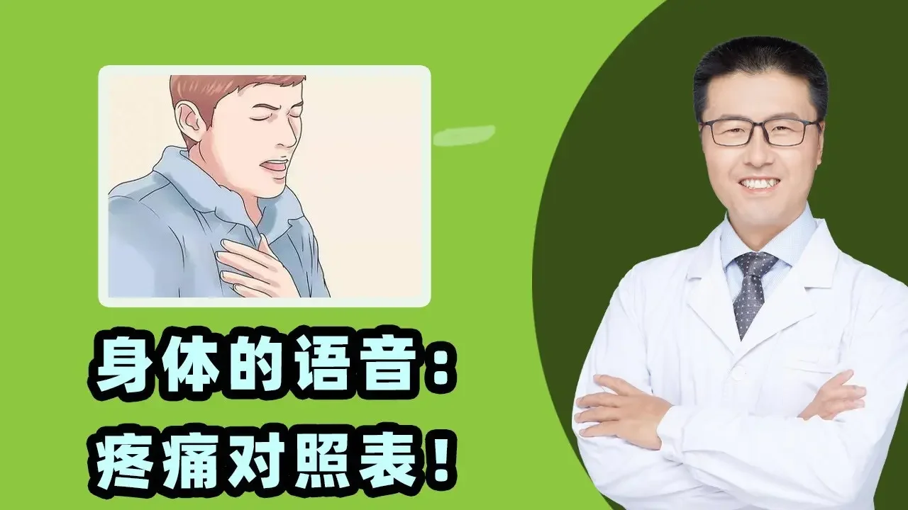 身体的语音：疼痛对照表！｜【老安谈健康】
