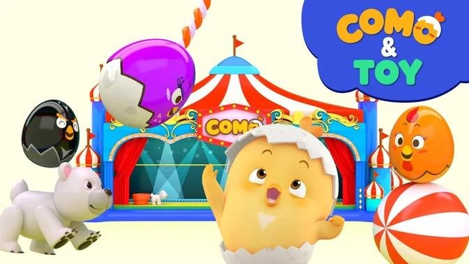 Como | Circus + More Episodes 12min | Cartoon video for kids | Como Kids TV