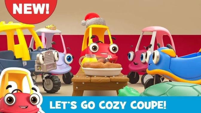 NEW! The Big Feast | Let's Go Cozy Coupe | Season 4 Episode 23 | Cartoons for Kids