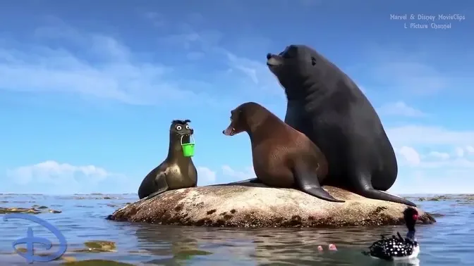 Finding Dory Sea Lions Best Funny Moments HD Disney Pixar Animation