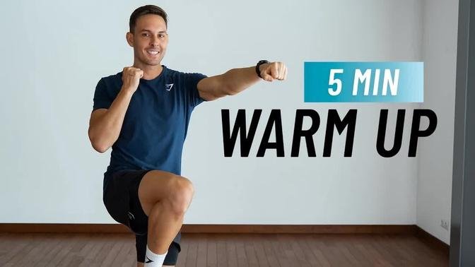 5 MIN WARM UP | Do This Before Your Home or Gym Workouts