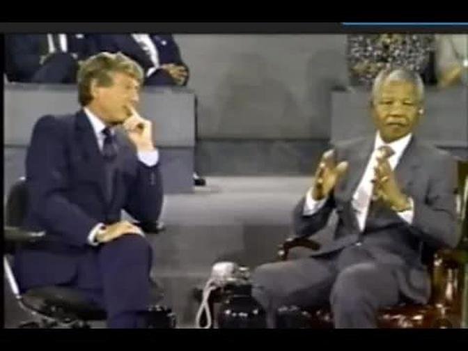 Powerful Nelson Mandela Interview at Town Hall, USA that amazed the whole world (June 21st 1990) (1)