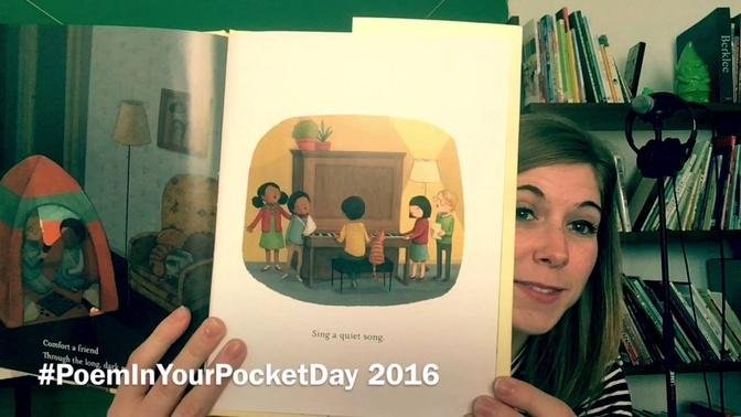 Poem In Your Pocket Day 2016 with Emily Arrow
