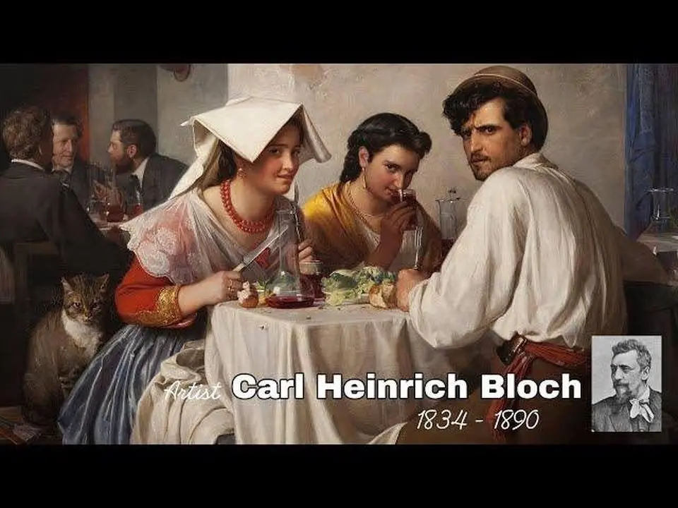 丹麥畫家 Carl Heinrich Bloch (1834 - 1890)