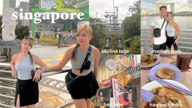 SINGAPORE 2023 🏙 skyline luge, haji lane, merlion park, hawker centre, MRT guide