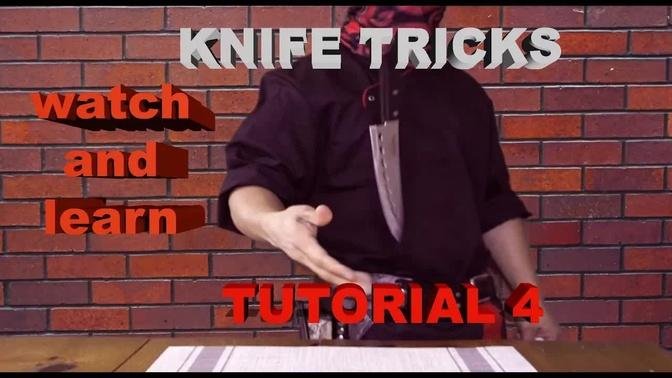 KNIFE TRICKS TUTORIALS 4, Teppanyaki Tricks Revealed and Tutorials