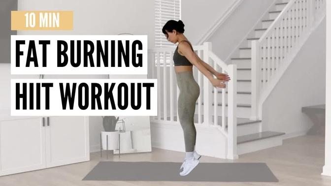 10 Minute Fat Burning HIIT Workout | with modifications!
