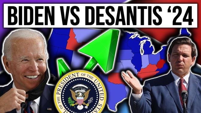 Ron DeSantis vs Joe Biden | 2024 Election Map Projection | 2024 Election Analysis