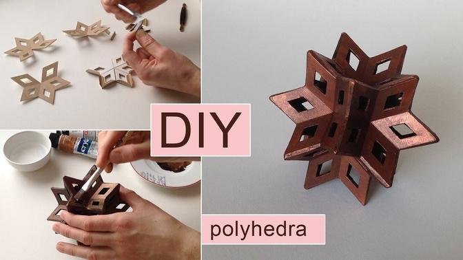 How to make a Christmas Paperboard Star Decoration