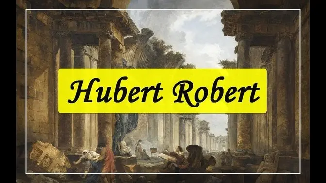 Paintings Hubert Robert - Artworks and Sketches.