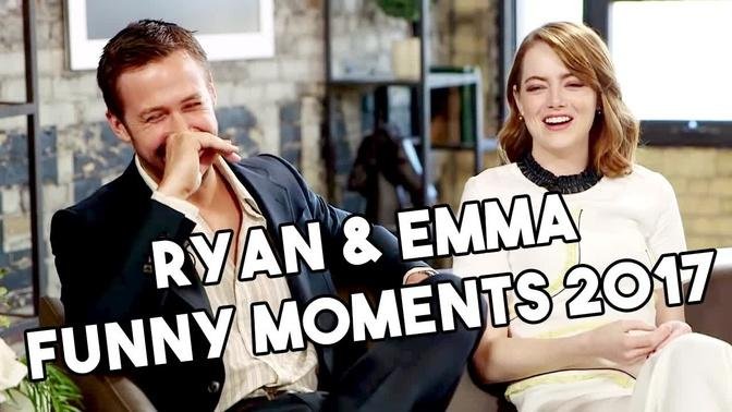 Ryan Gosling and Emma Stone | La La Land | Funny Moments 2017