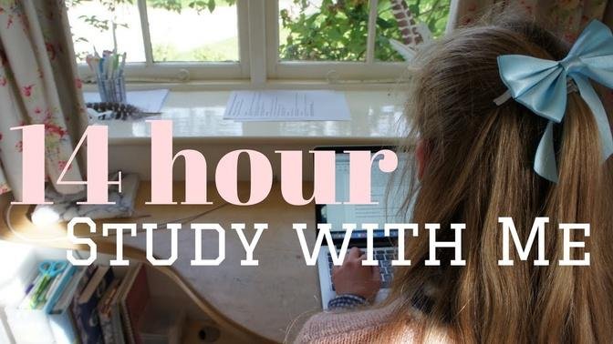 Study with Me || 14 Hour Study Day