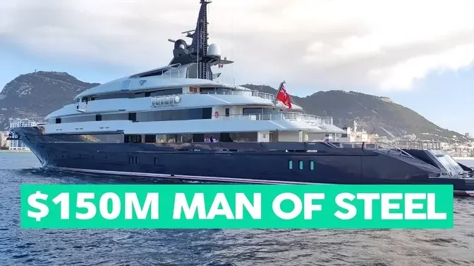 MAN OF STEEL Yacht – The 86 meter, $150M Superyacht