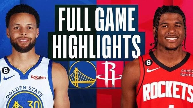 Golden State Warriors vs. Houston Rockets Full Game Highlights | Mar 20 | 2022-2023 NBA Season