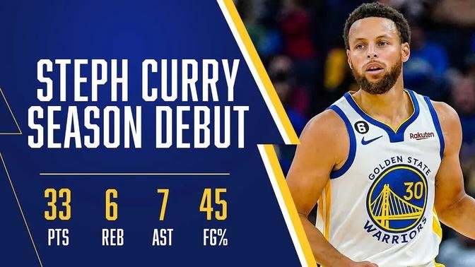 Steph Curry 33 POINTS SEASON DEBUT FULL HIGHLIGHTS vs Lakers | October 18th, 2022 | 2022-23 NBA