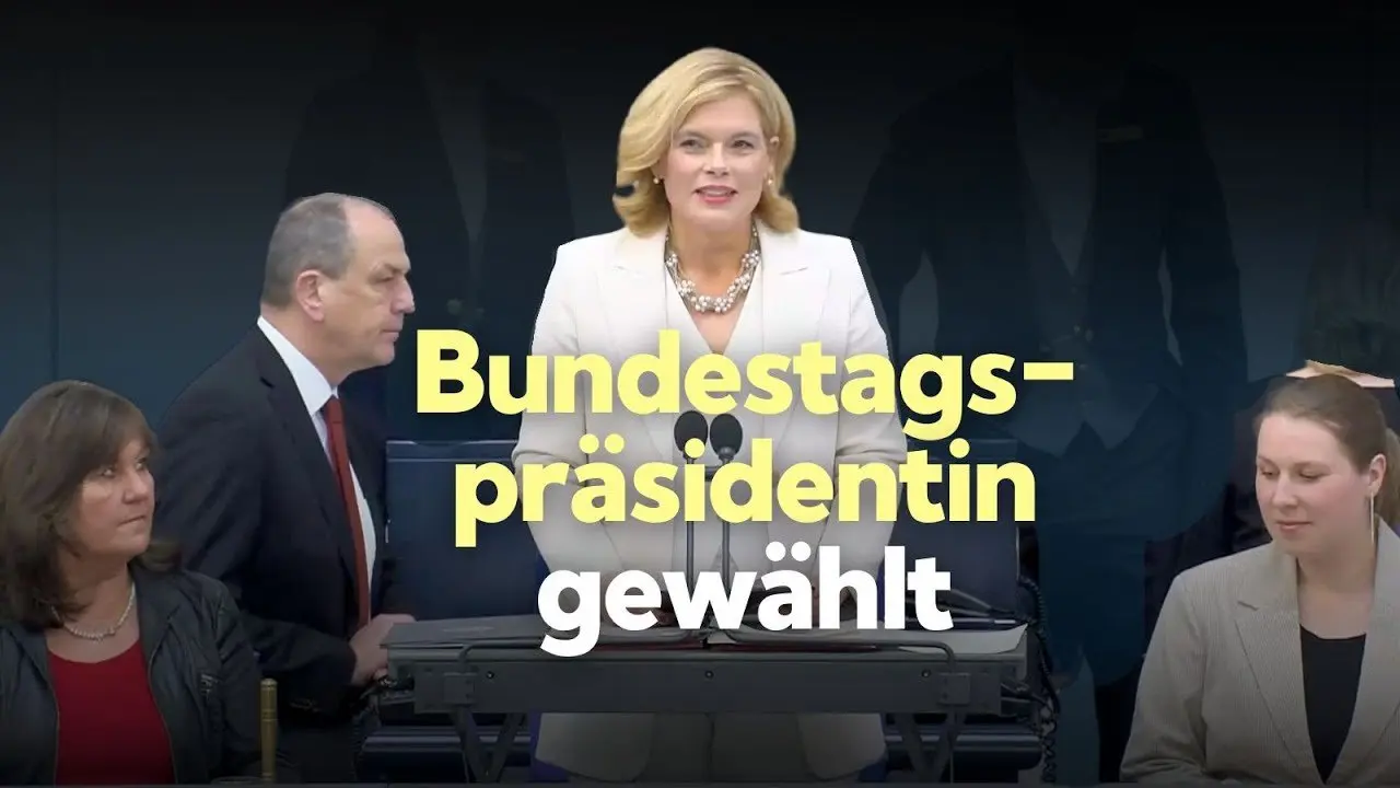 Julia Klöckner ist neue Bundestagspräsidentin – Gysi 2 Stunden und 36 Minuten im Amt