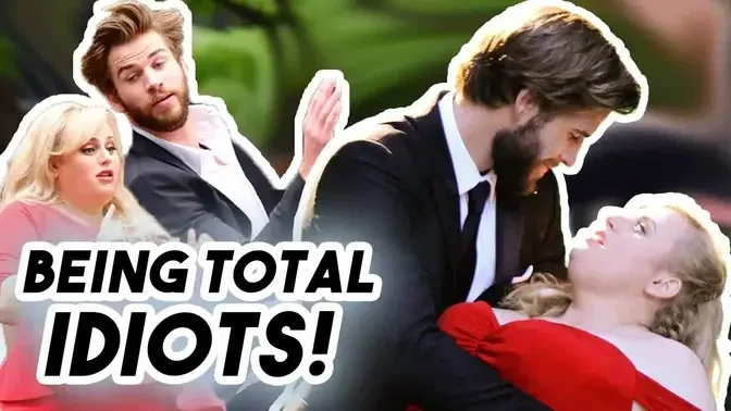 Liam Hemsworth and Rebel Wilson being IDIOTS for 7 Minutes | Funny Moments  Isn't It