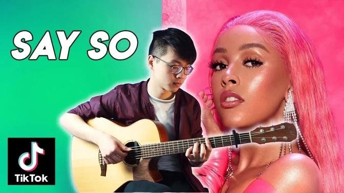 Say So - Doja Cat | Fingerstyle Guitar Cover by Edward Ong