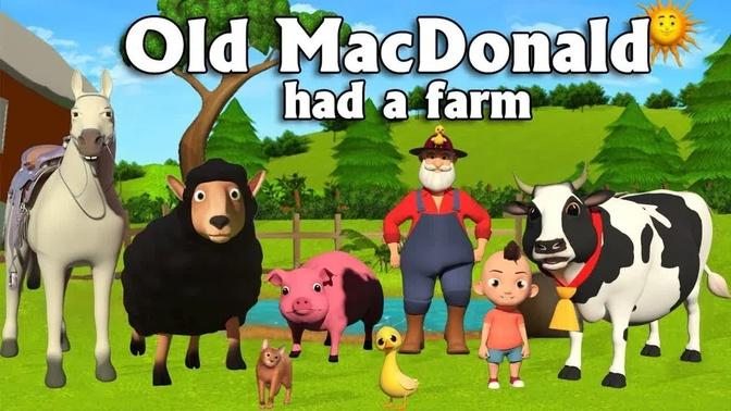 Old MacDonald Had A Farm | Videos | Jojo TV | Gan Jing World