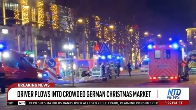 Driver Plows Into Crowded German Christmas Market