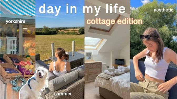 day in my life in a cottage | morning & night routine