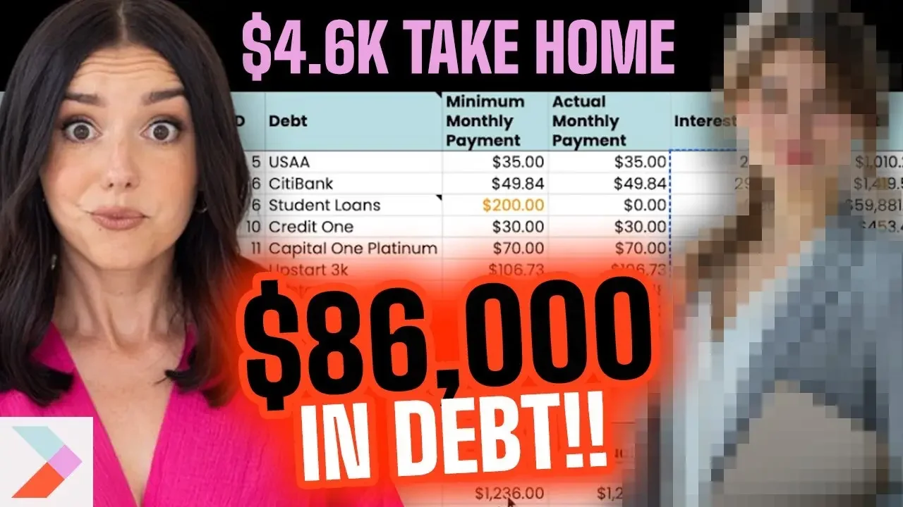 Blows $700 on Fun and $86k in Debt  |  Millennial Real Life Budget Review Ep  33