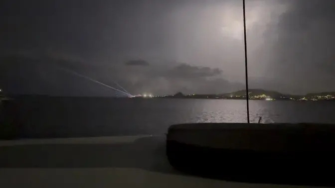 February 4, 2025 23:26:23

Strong atmospheric electricity without thunder