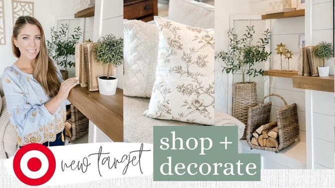 SHOP AND DECORATE WITH ME | STUDIO MCGEE DECOR | LIVING ROOM DECORATING IDEAS | Jessica Giffin