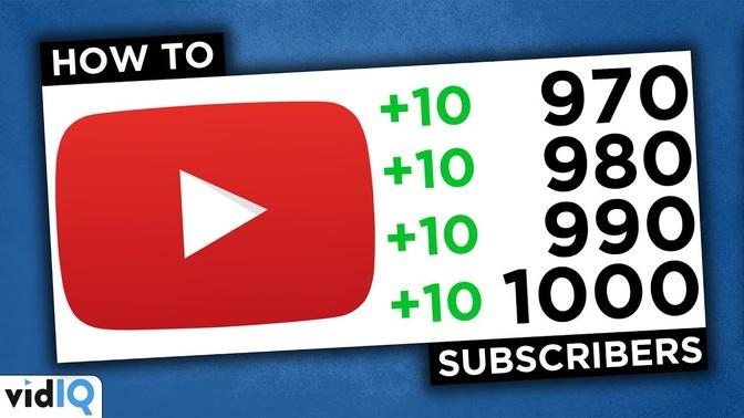 How to Get Your First 1000 Subscribers on YouTube in 2022
